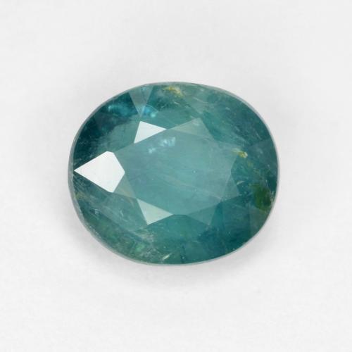 Grandidierita turquesa natural de 1,10 ct, corte óvalo, VS-SI