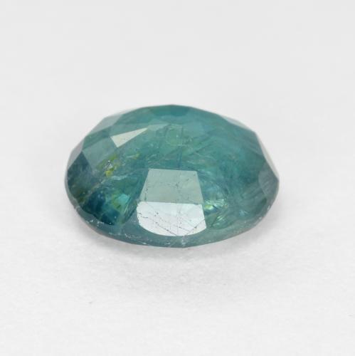 Grandidierita turquesa natural de 1,10 ct, corte óvalo, VS-SI