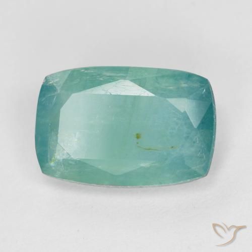 Grandidierita Verde azul medio natural de 2.20 ct, Corte Cojín, VS-SI