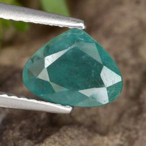 Grandidierita Verde azulado natural de 1.36 ct, En forma de pera, VS-SI