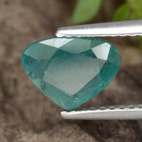 Grandidierita Verde azulado natural de 1.36 ct, En forma de pera, VS-SI