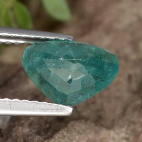 Grandidierita Verde azulado natural de 1.36 ct, En forma de pera, VS-SI