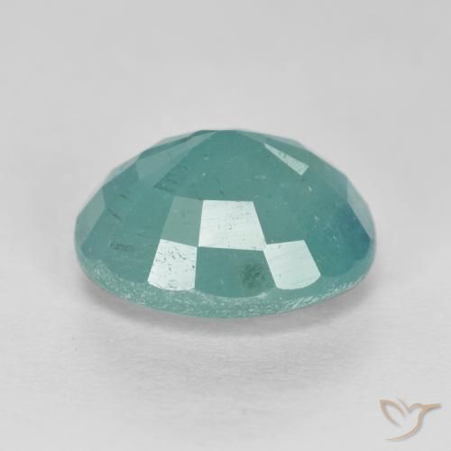Grandidierita Verde espuma de mar natural de 2.75 ct, Ovalada, VS-SI
