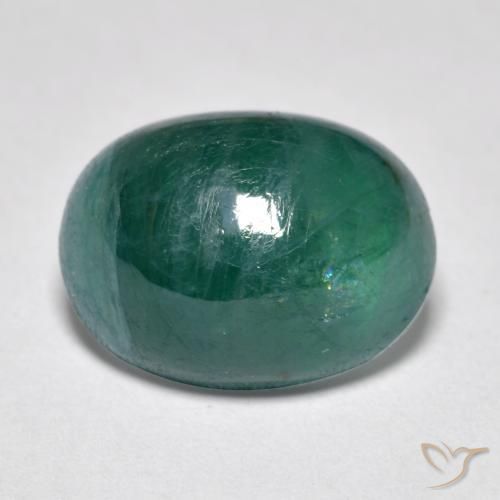 Grandidierita Azul verde oscuro natural de 4.32 ct, Ovalada, Translúcido