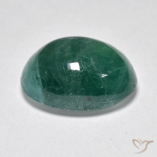 Grandidierita Azul verde oscuro natural de 4.32 ct, Ovalada, Translúcido