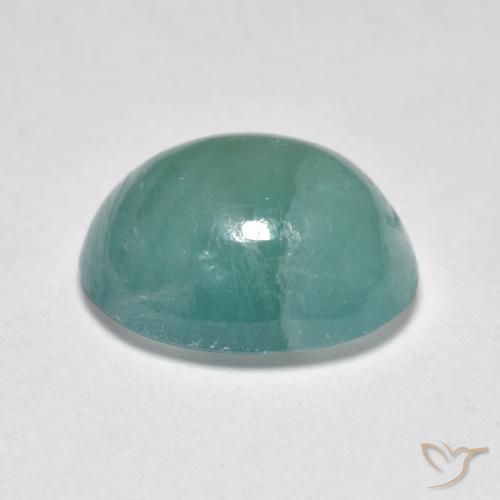 Grandidierita Azul verde medio natural de 3.24 ct, Ovalada, Translúcido