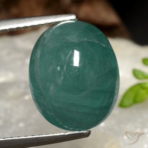 8.97ct Natural Turquesa intenso Grandidierita, Ovalada, Translúcido