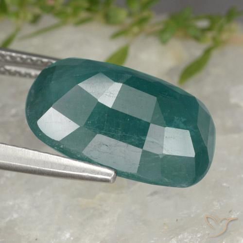 Grandidierita Verde azul oscuro natural de 7.78 ct, Forma Cojín, VS-SI