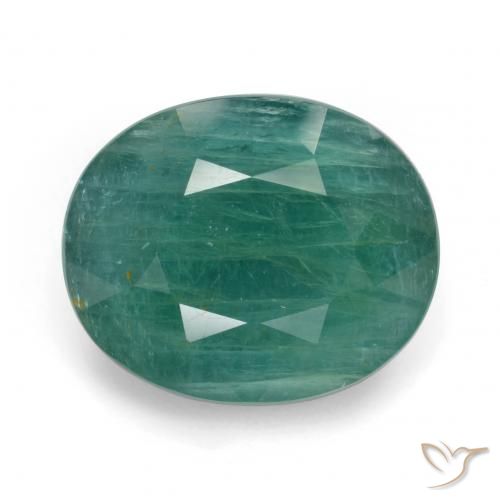 8.66ct Natural Azul verdoso Grandidierita, Ovalada, I1