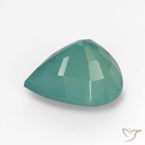Grandidierita Azul-verde natural de 4.03 ct, En forma de pera, SI-I1
