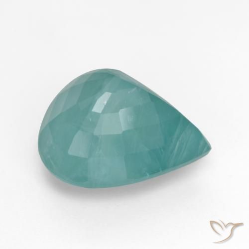 Grandidierita Verde azulado oscuro natural de 7.09 ct, En forma de pera, I1
