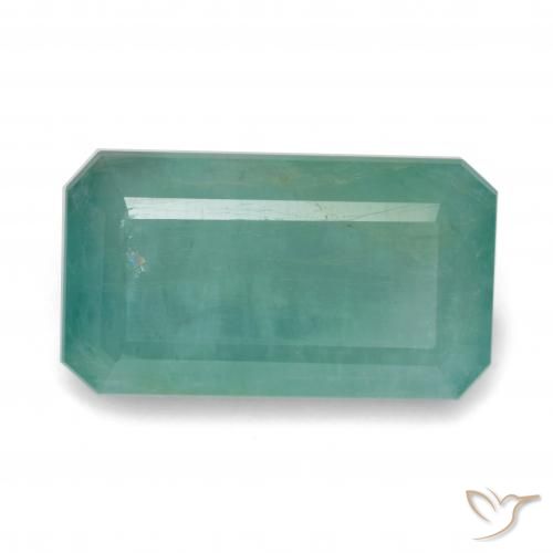 Grandidierita Azul verdoso claro natural de 7.33 ct, Corte Octágono / Esmeralda, SI-I1