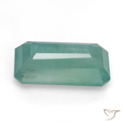 Grandidierita Azul verdoso claro natural de 7.33 ct, Corte Octágono / Esmeralda, SI-I1
