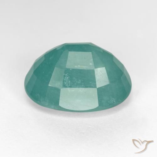 Grandidierita Azul-verde natural de 6.32 ct, Ovalada, SI-I1