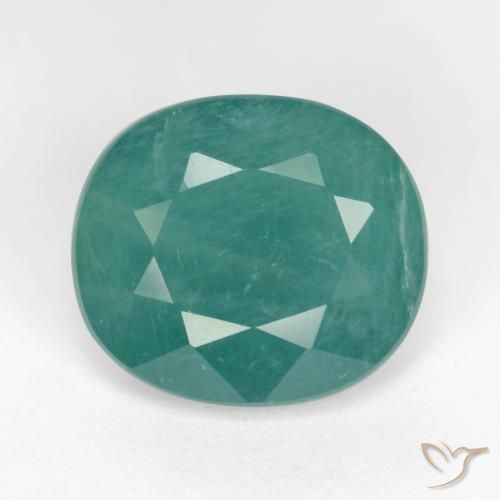 5.59ct Natural Azul verdoso Grandidierita, Ovalada, SI-I1