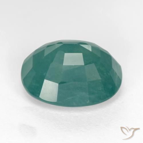 Grandidierita Azul verdoso natural de 5.59 ct, Ovalada, SI-I1