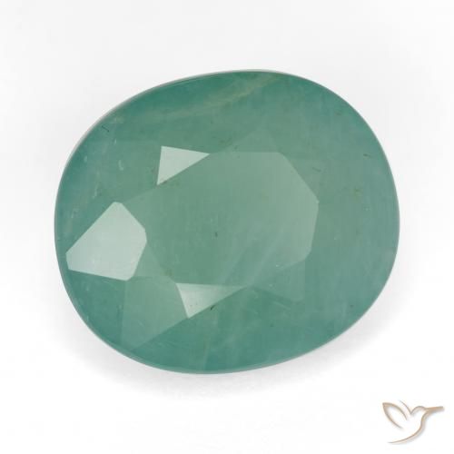 Grandidierita Azul verdoso natural de 10.62 ct, Ovalada, SI