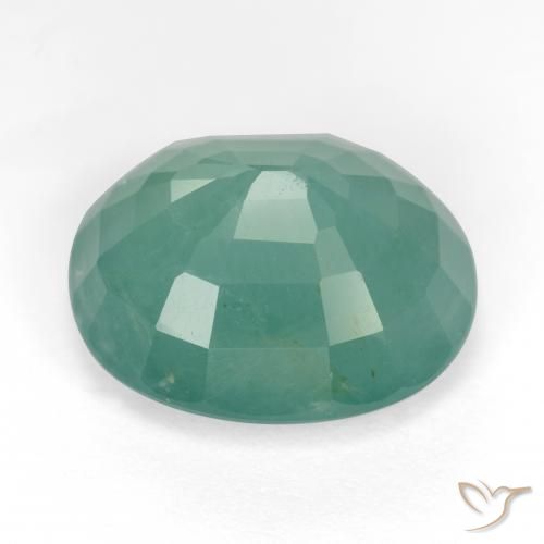 Grandidierita Azul verdoso natural de 10.62 ct, Ovalada, SI