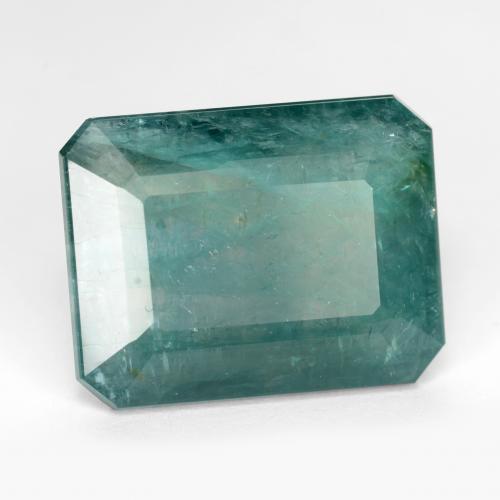 Grandidierita Verde azulado oscuro natural de 9.79 ct, corte esmeralda, SI-I1