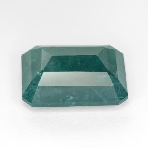 Grandidierita Verde azulado oscuro natural de 9.79 ct, corte esmeralda, SI-I1