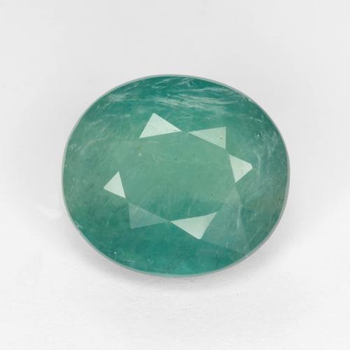 Grandidierita Azul-verde natural de 3.45 ct, Corte Óvalo, SI-I1