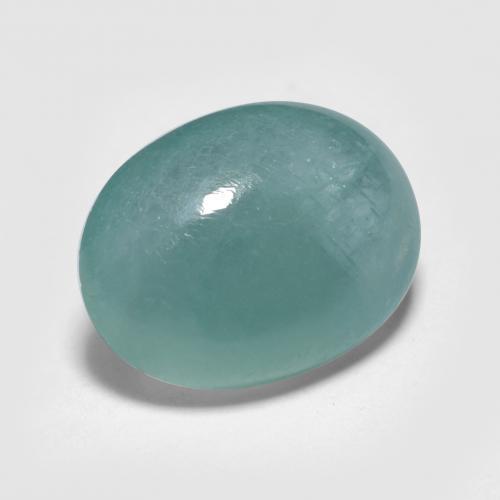 Grandidierita Verde azul medio natural de 4.59 ct, Corte Óvalo, Translúcido