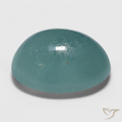 Grandidierita Turquesa natural de 17.66 ct, Ovalada, Translúcido