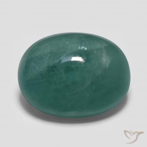 14.47ct Natural Azul verdoso Grandidierita, Ovalada, Translúcido