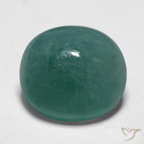 11.10ct Natural Azul-verde Grandidierita, Ovalada, Translúcido