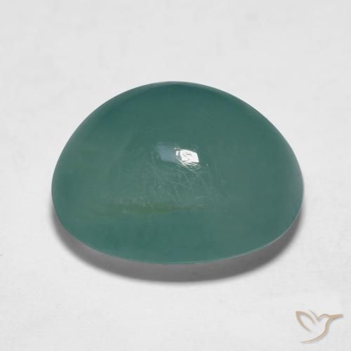 Grandidierita Azul-verde natural de 11.10 ct, Ovalada, Translúcido