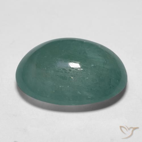 Grandidierita Azul verdoso natural de 12.29 ct, Ovalada, Translúcido