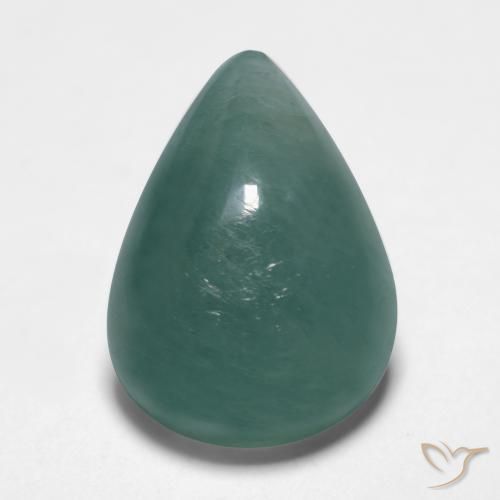 Grandidierita Azul verdoso natural de 9.07 ct, En forma de pera, Translúcido