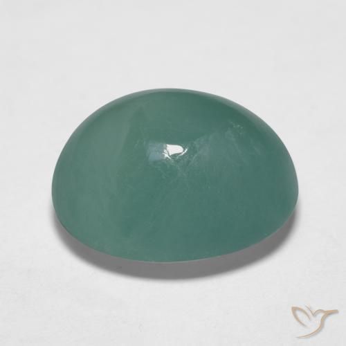 Grandidierita Azul verdoso natural de 10.64 ct, Ovalada, Translúcido