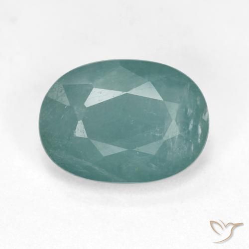 2.51ct Natural Turquesa Grandidierita, Ovalada, SI