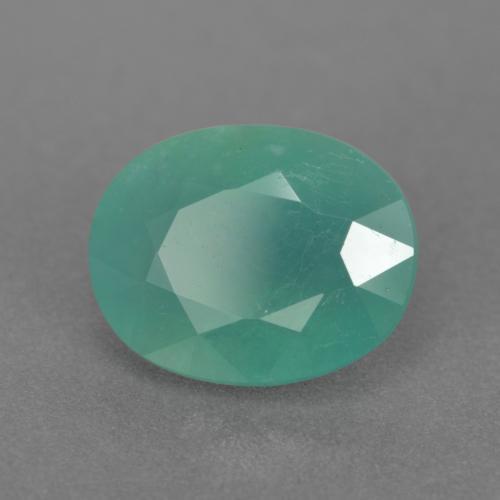 Grandidierita Verde azulado medio natural de 2.87 ct, Corte Óvalo, VS-SI