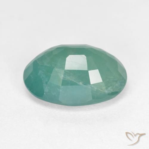 Grandidierita Verde azulado medio natural de 3.57 ct, Ovalada, VS-SI