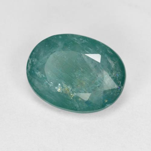 Grandidierita turquesa natural de 1,87 ct, corte óvalo, SI