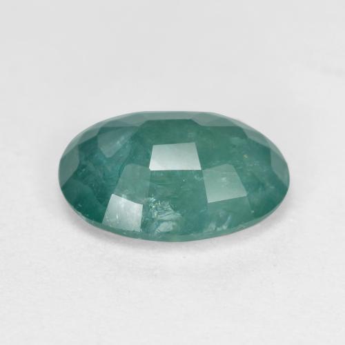 Grandidierita turquesa natural de 1,87 ct, corte óvalo, SI