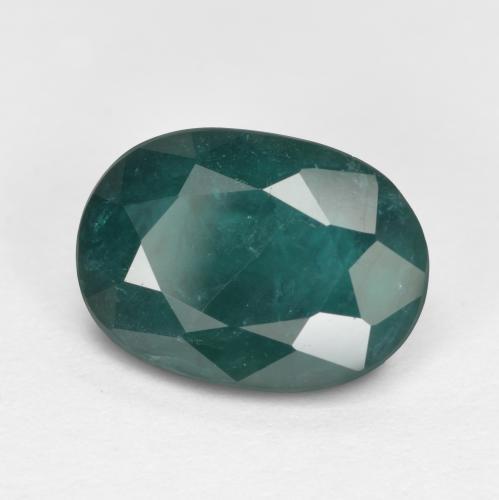 Grandidierita verde azul oscuro natural de 2,06 ct, corte óvalo, VS-SI
