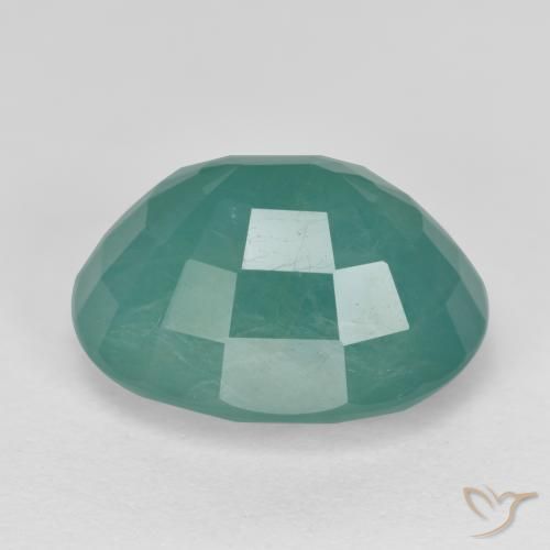 Grandidierita Tono azul verde natural de 4.83 ct, Ovalada, SI