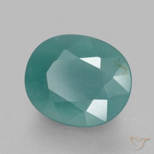 Grandidierita Turquesa natural de 4.21 ct, Ovalada, SI