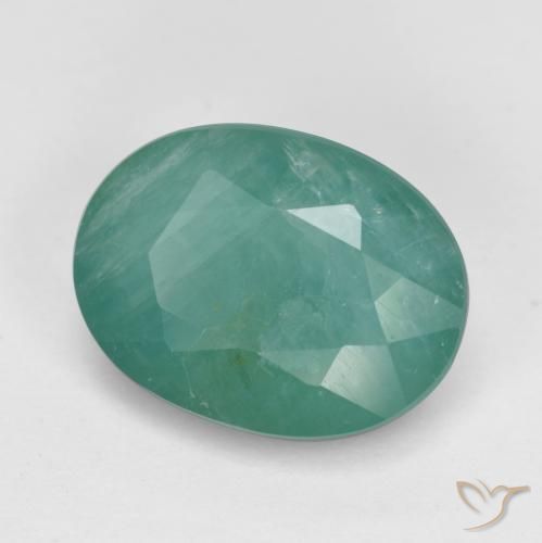 Grandidierita Tono azul verde natural de 3.56 ct, Ovalada, SI