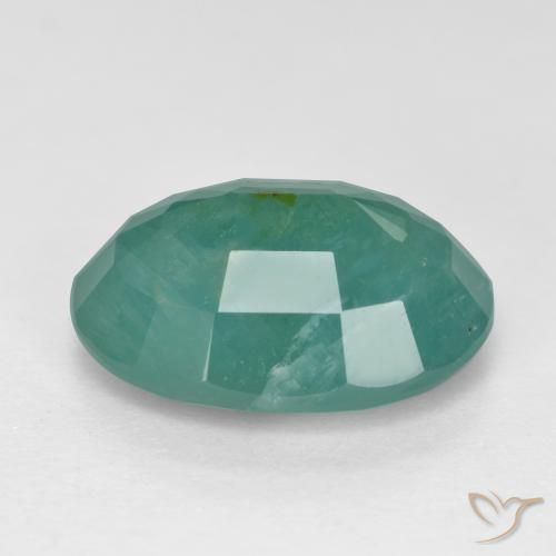 Grandidierita Tono azul verde natural de 3.56 ct, Ovalada, SI