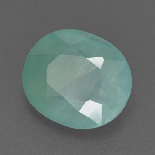 Grandidierita Verde azulado claro natural de 3.22 ct, Corte Óvalo, SI