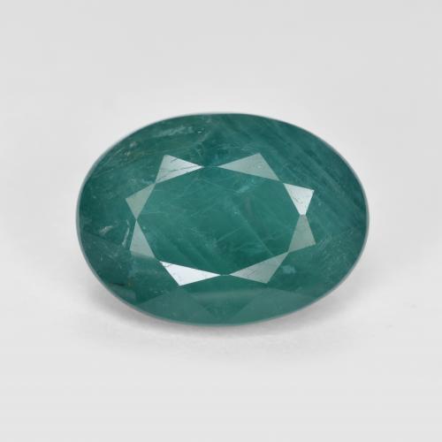 Grandidierita azul verdoso natural de 2,85 ct, corte óvalo, SI