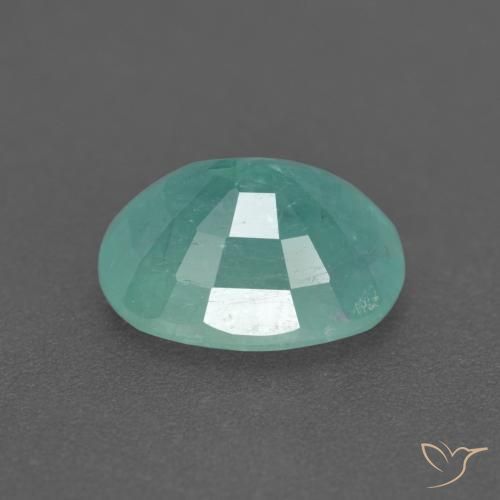 Grandidierita Verde espuma de mar natural de 2.29 ct, Ovalada, SI