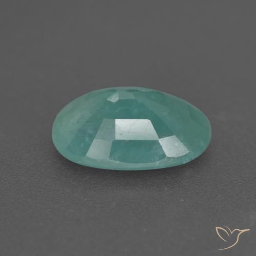 Grandidierita Azul verdoso natural de 2.64 ct, Ovalada, SI