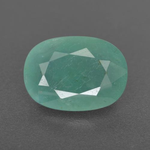 Grandidierita Verde azulado medio natural de 3.30 ct, Corte Óvalo, VS-SI