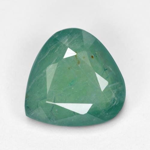 Grandidierita verde azulado natural de 2,13 ct, en forma de pera, SI