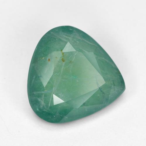 Grandidierita verde azulado natural de 2,13 ct, en forma de pera, SI